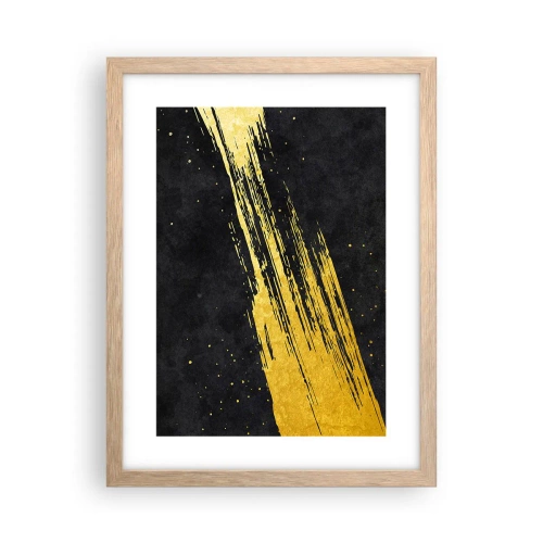 Pôster com moldura de carvalho claro - Salto para o hiperespaço - 30x40 cm