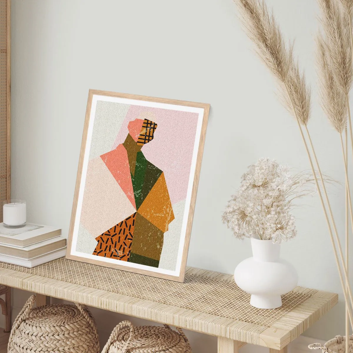 Pôster com moldura de carvalho claro - Homem – um ser complexo - 70x100 cm