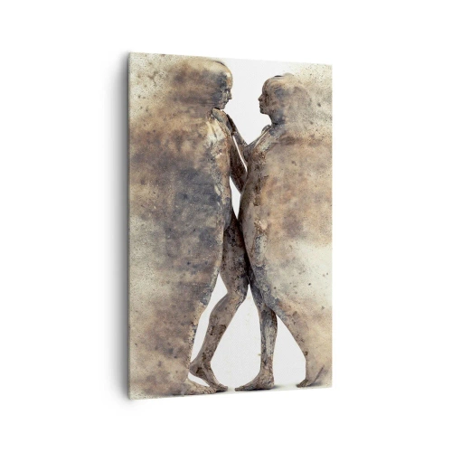 Quadro em tela - Do pó vieram para amar - 80x120 cm