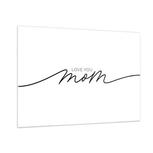 Quadro em vidro - Uma grande emoção - 100x70 cm