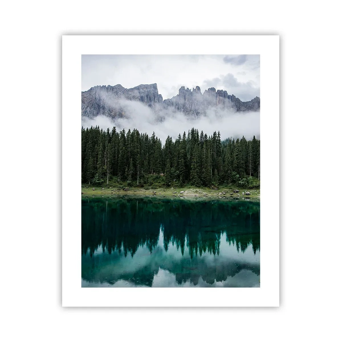 Pôster - Calma, silêncio, não vamos acordar a água... - 40x50 cm