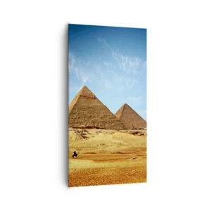 Quadro em tela - 40 séculos vos contemplam - 65x120 cm