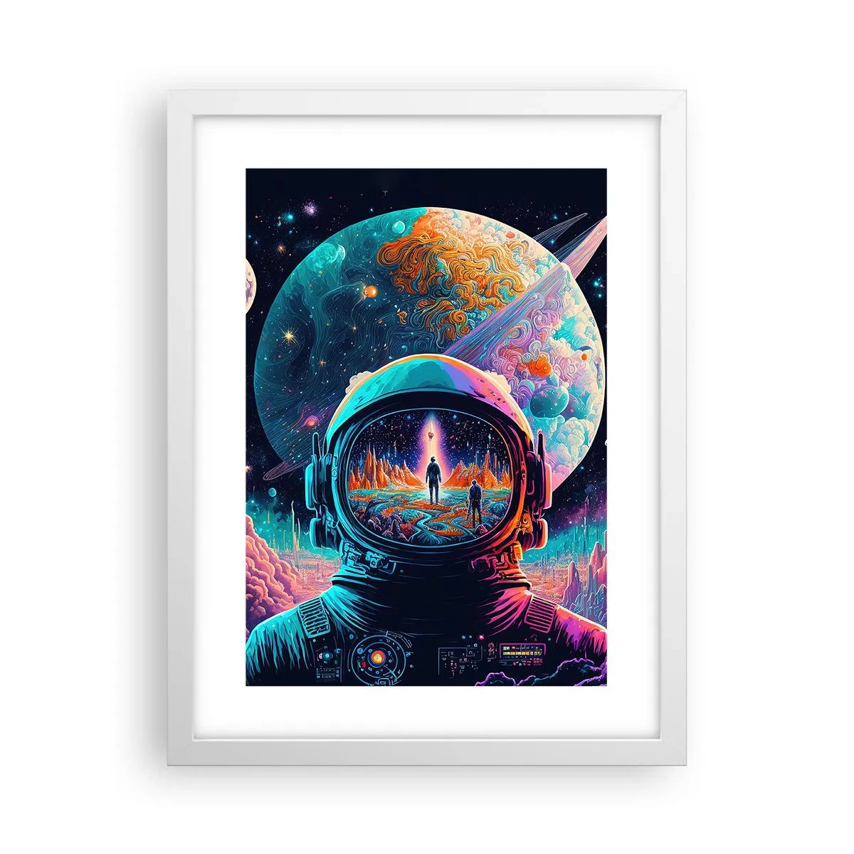 Pôster em moldura branca - Os filósofos não sonharam com isso - 30x40 cm