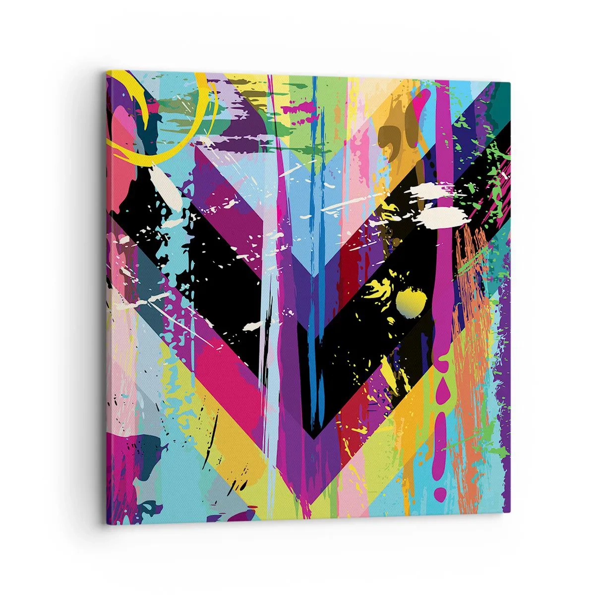 Quadro em tela - De cima para baixo - 70x70 cm