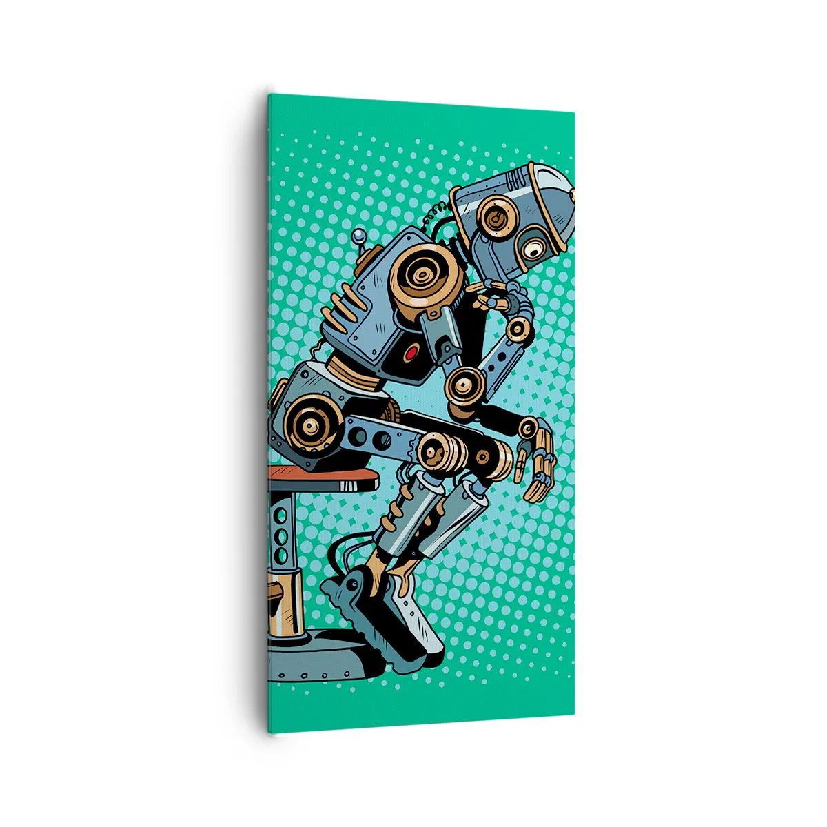 Quadro em tela - Sobre a essência do ser - 65x120 cm