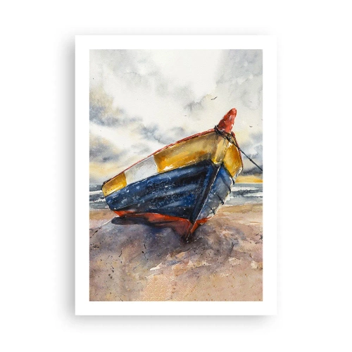 Pôster - Descanse na costa - 50x70 cm
