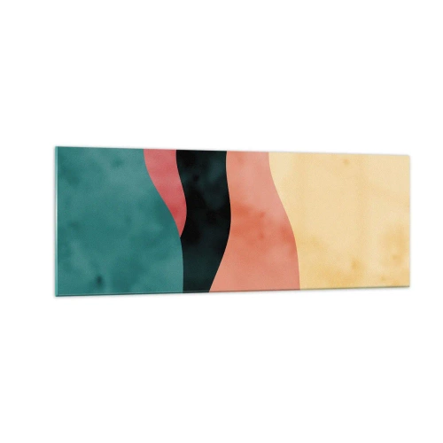 Quadro em vidro - Incompatibilidade compatível - 140x50 cm