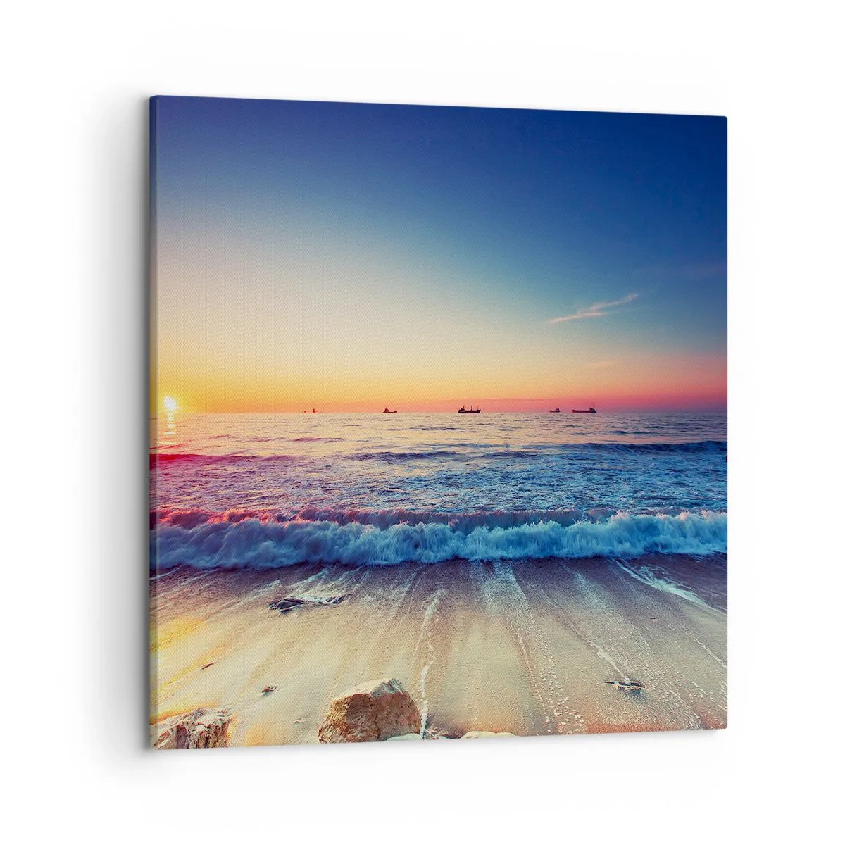 Quadro em tela - E além do horizonte? - 50x50 cm