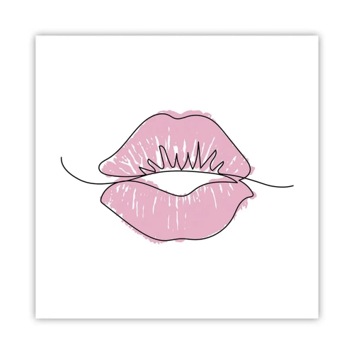Pôster - Pronto para beijar? - 40x40 cm