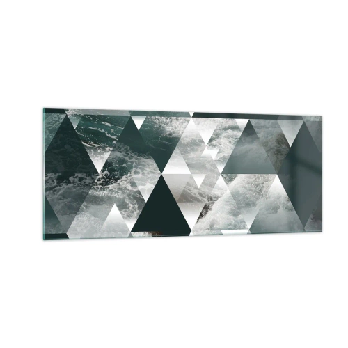 Quadro em vidro - Uma perspetiva de cristal - 100x40 cm