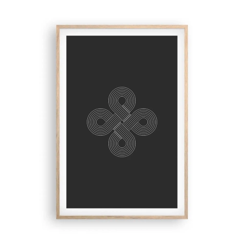 Pôster com moldura de carvalho claro - No espírito celta - 61x91 cm