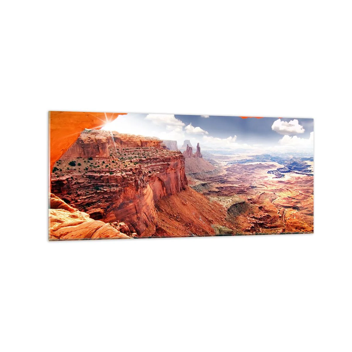 Quadro em vidro - Esculpido pela própria natureza - 120x50 cm