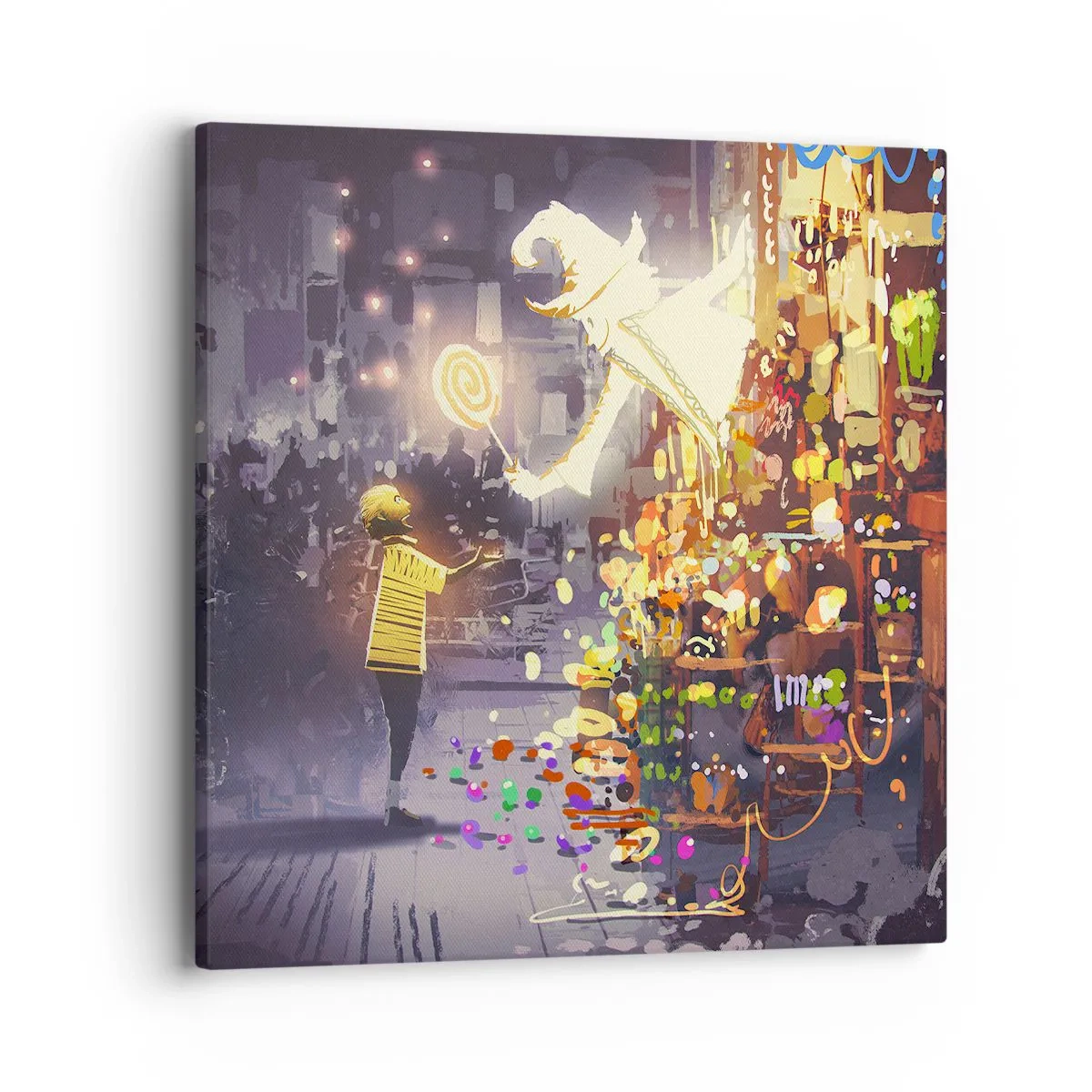 Quadro em tela - Os feitiços existem - 40x40 cm