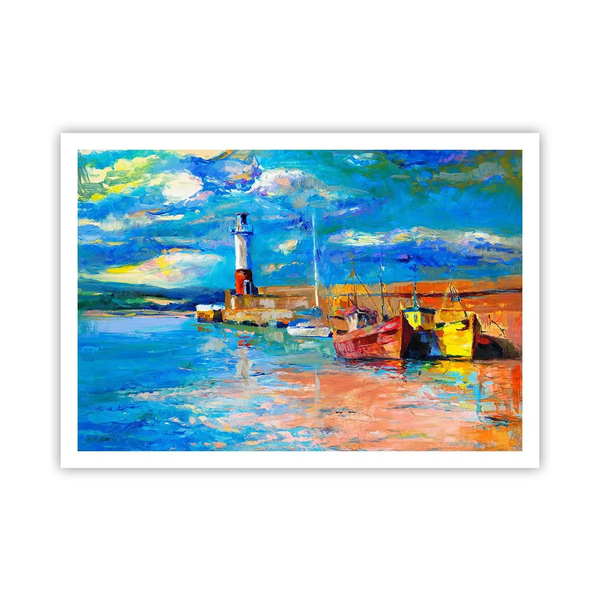 Pôster - Tarde na baía do arco-íris - 100x70 cm