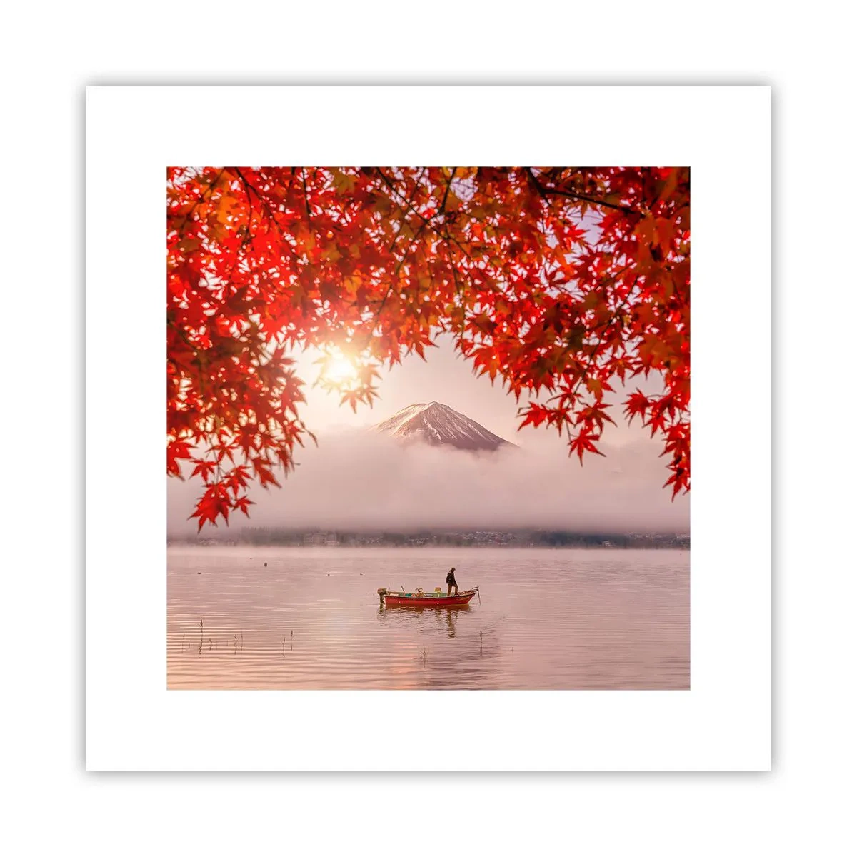 Pôster - No clima japonês - 30x30 cm