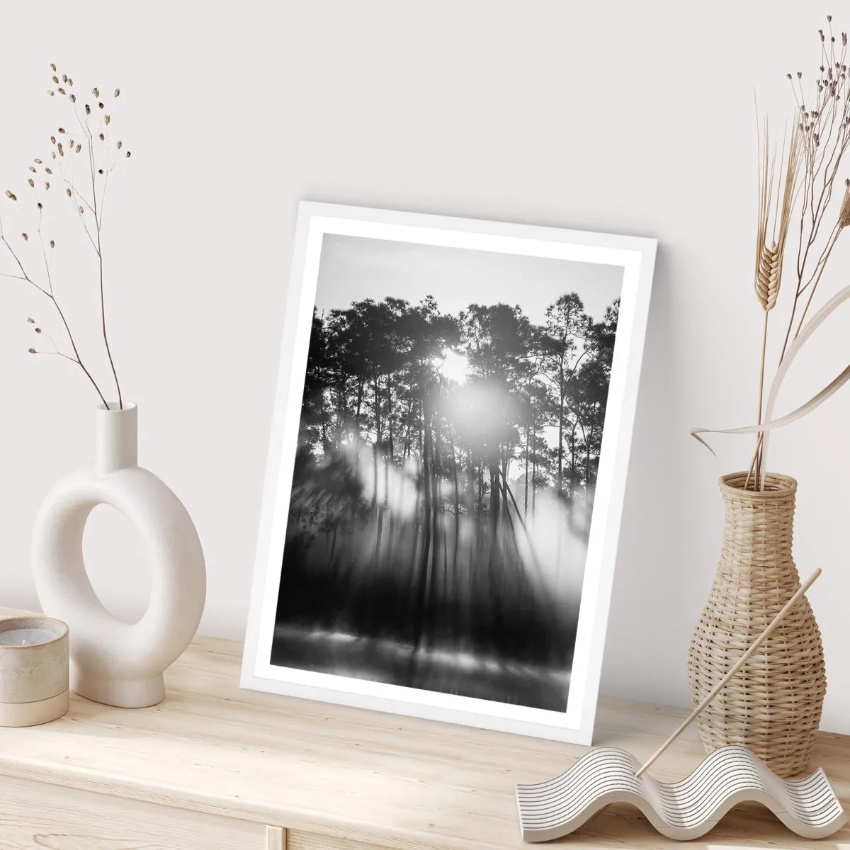 Pôster em moldura branca - O sol imparável - 70x100 cm