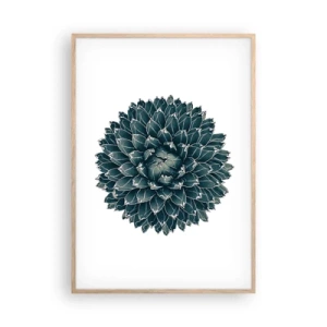 Pôster com moldura de carvalho claro - Estrela do Deserto - 70x100 cm
