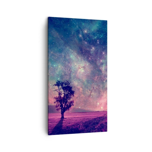 Quadro em tela - Sob o céu mágico - 45x80 cm