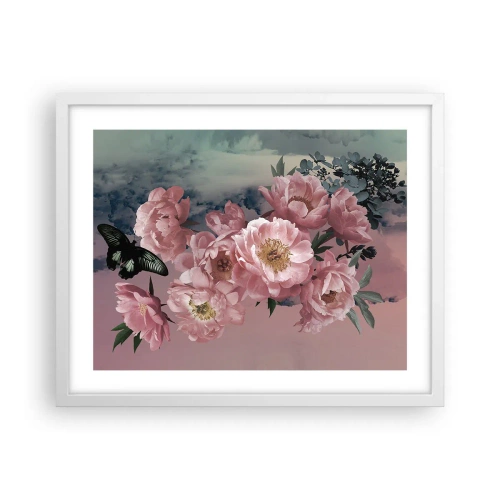 Pôster em moldura branca - O auge do romantismo - 50x40 cm