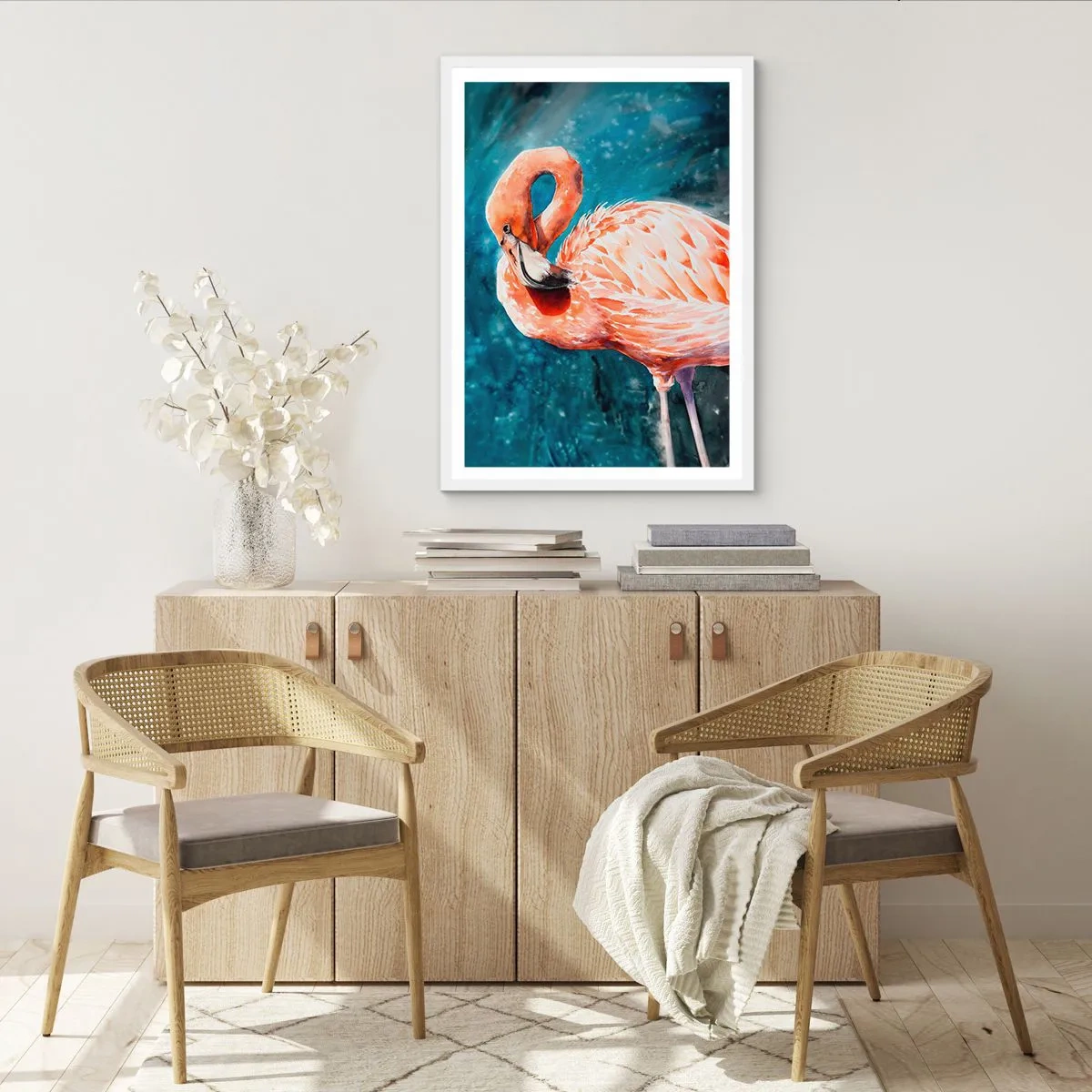 Pôster em moldura branca - Decorativo por natureza - 30x40 cm