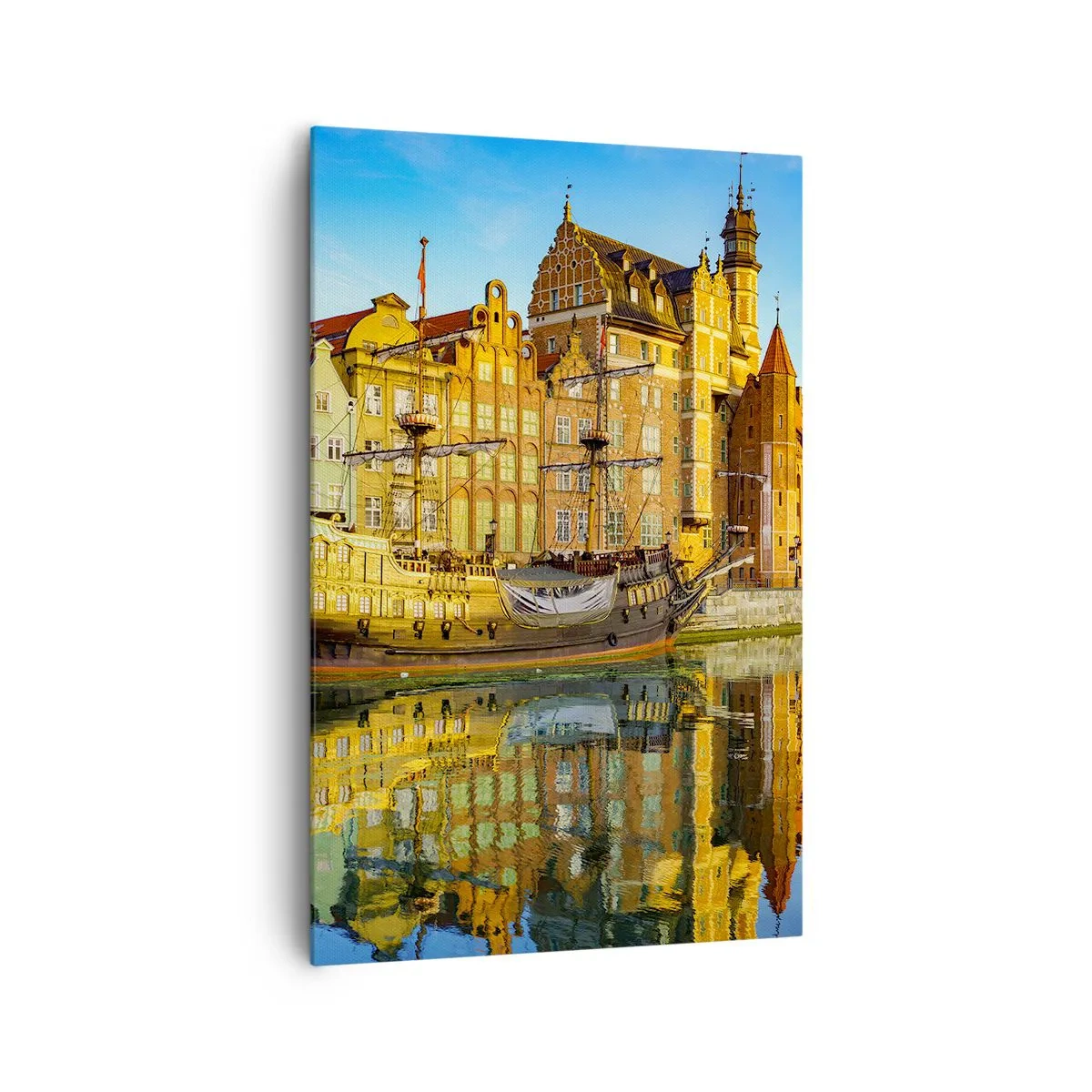 Quadro em tela - Imagem espelhada do passado - 80x120 cm