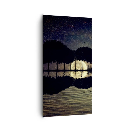 Quadro em tela - Uma noite no Fim do Mundo - 65x120 cm