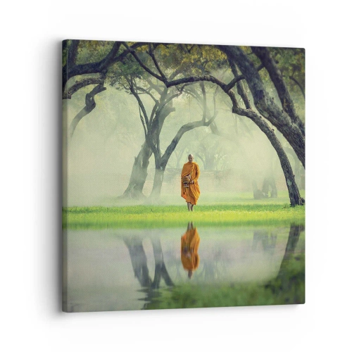 Quadro em tela - A caminho da iluminação - 30x30 cm