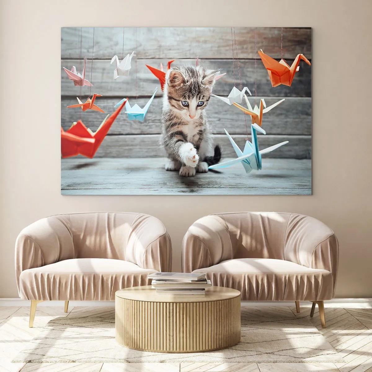 Quadro em vidro - Primeira lição - 100x70 cm