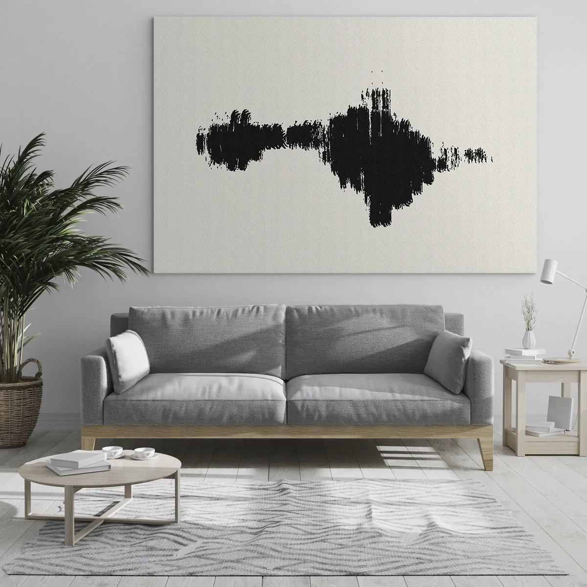 Quadro em vidro - Vibrações da imaginação - 100x70 cm