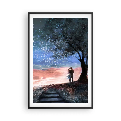 Pôster com moldura preta - Espetáculo estrelado - 61x91 cm