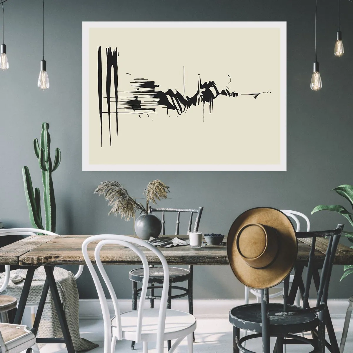 Pôster - Abstração apressada - 91x61 cm