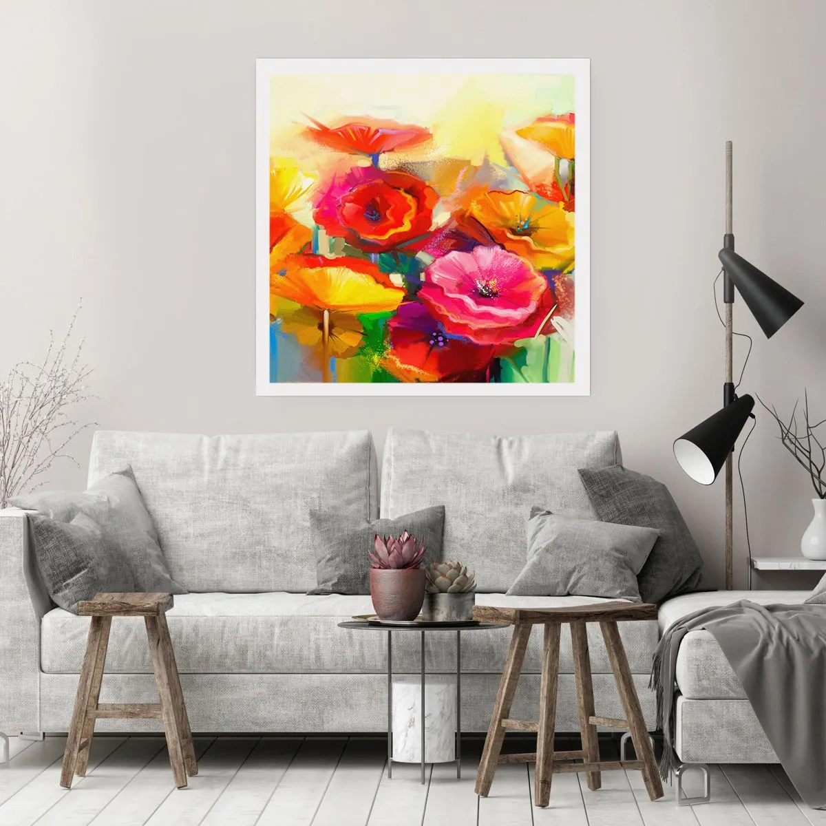 Pôster - Não só vermelho - 50x50 cm