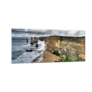 Quadro em vidro - Beleza crua - 100x40 cm