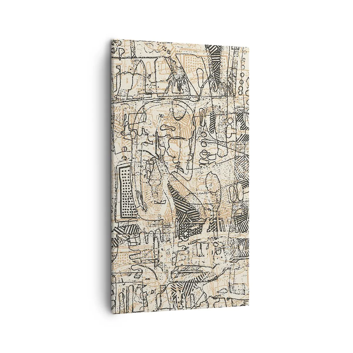 Quadro em tela - À espera de ser decifrado - 45x80 cm