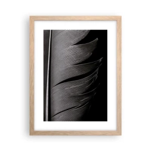 Pôster com moldura de carvalho claro - A caneta – um design maravilhoso - 30x40 cm