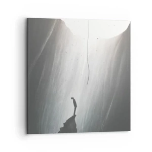 Quadro em tela - Sempre há uma saída - 70x70 cm