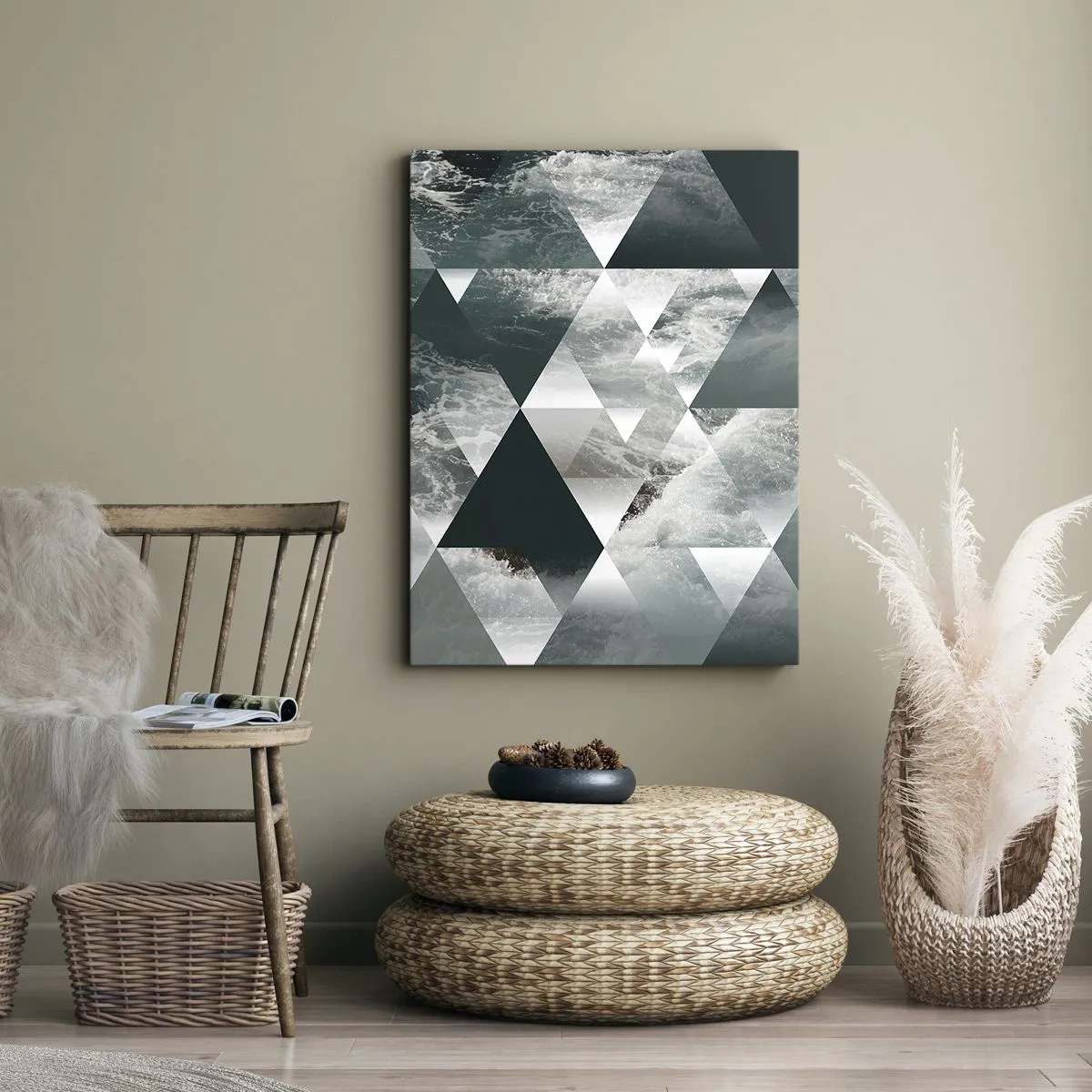 Quadro em tela - Uma perspetiva de cristal - 50x70 cm