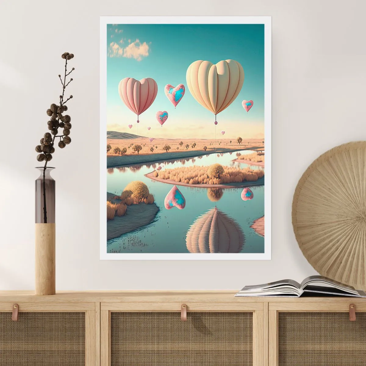 Pôster - O amor permite se reerguer - 50x70 cm