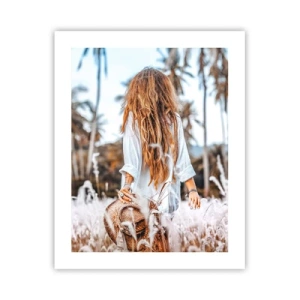 Pôster - Nascida da maciez da relva - 40x50 cm