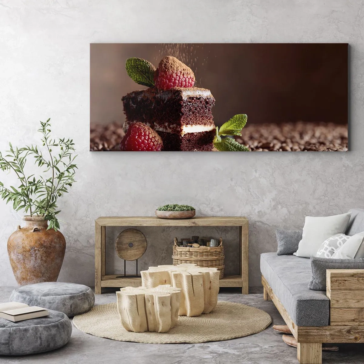 Quadro em tela - A vida é doce - 160x50 cm