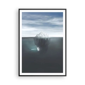 Pôster com moldura preta - Mistério subaquático - 70x100 cm