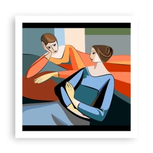 Pôster - Um momento de confiança - 60x60 cm