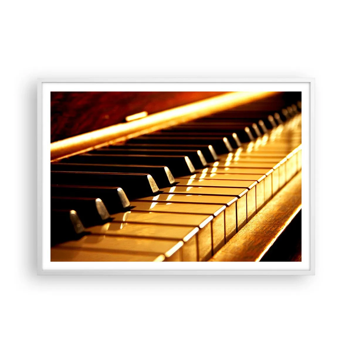 Pôster em moldura branca - Infinitas possibilidades  - 100x70 cm