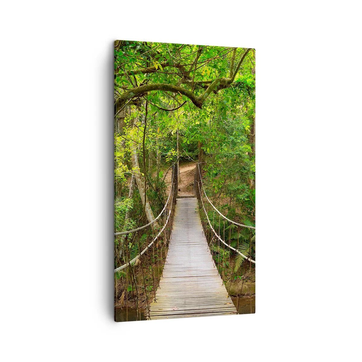 Quadro em tela - Porque há uma videira a crescer no jardim - 45x80 cm