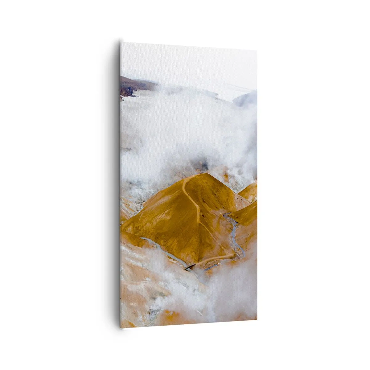 Quadro em tela - A beleza crua da Islândia - 65x120 cm