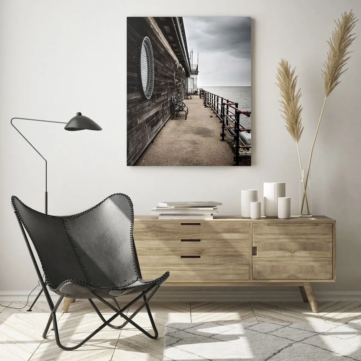 Quadro em vidro - O tempo parou - 80x120 cm