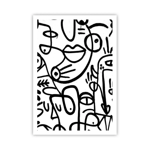 Pôster - Rostos e miragens - 70x100 cm