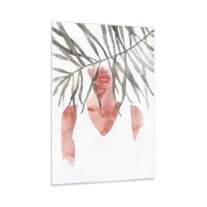 Quadro em vidro - A dama dos trópicos - 50x70 cm