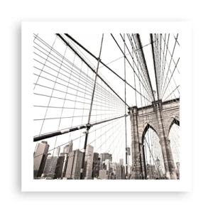 Pôster - Catedral de Nova York - 50x50 cm