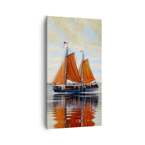 Quadro em tela - A velejar, marujo… - 55x100 cm
